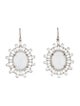 Irene Neuwirth 18K Moonstone Labradorite & Diamond Drop Earrings