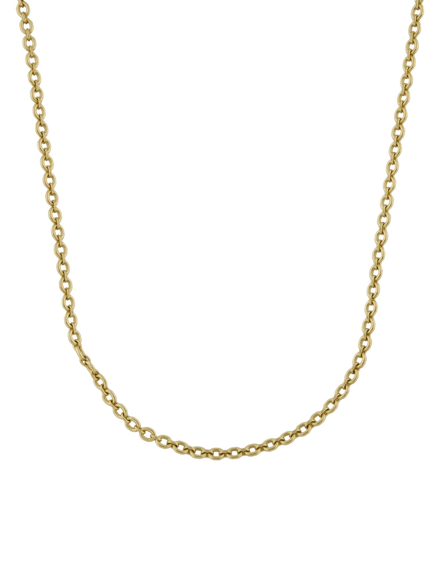 Irene Neuwirth 18K Tiny Oval Link Chain Necklace