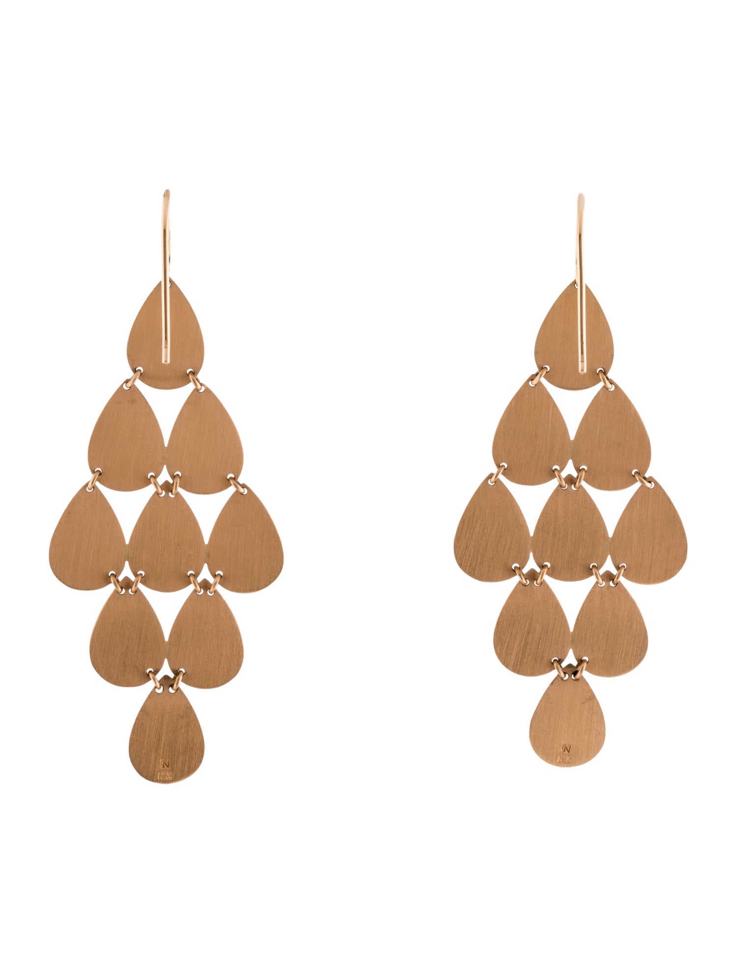 Irene Neuwirth 18K Diamond 9-Drop Chandelier Earrings