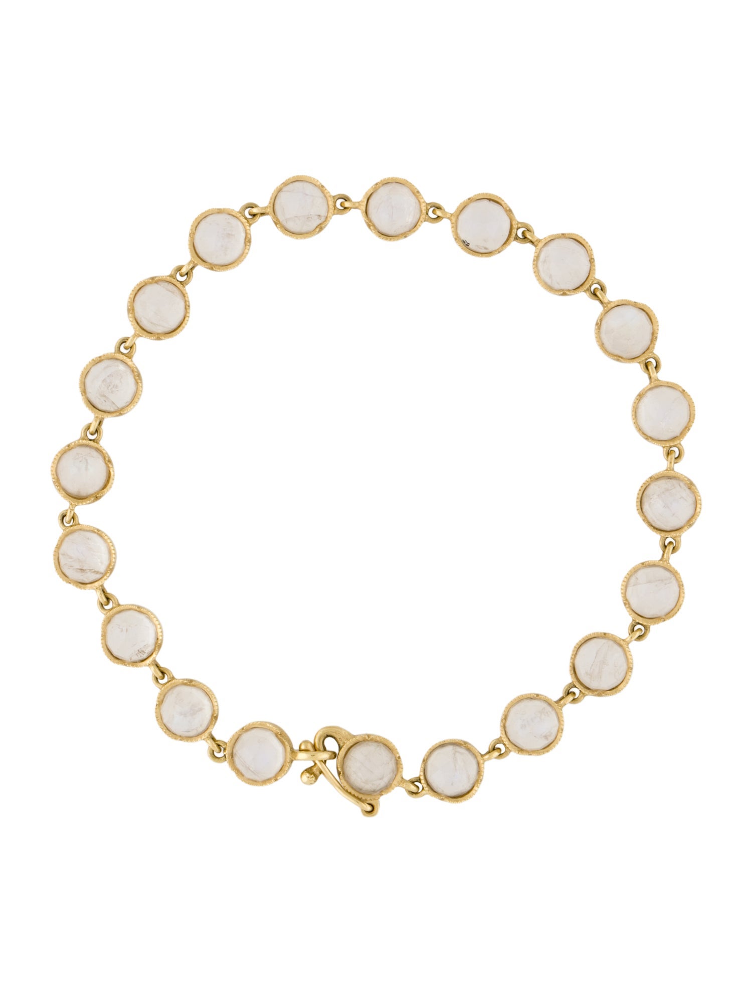 Irene Neuwirth 18K Moonstone Labradorite Small Classic Link Bracelet