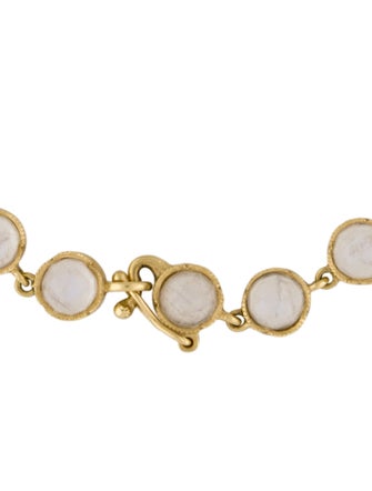 Irene Neuwirth 18K Moonstone Labradorite Small Classic Link Bracelet