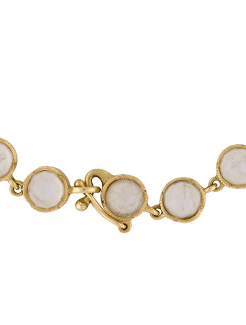Irene Neuwirth 18K Moonstone Labradorite Small Classic Link Bracelet