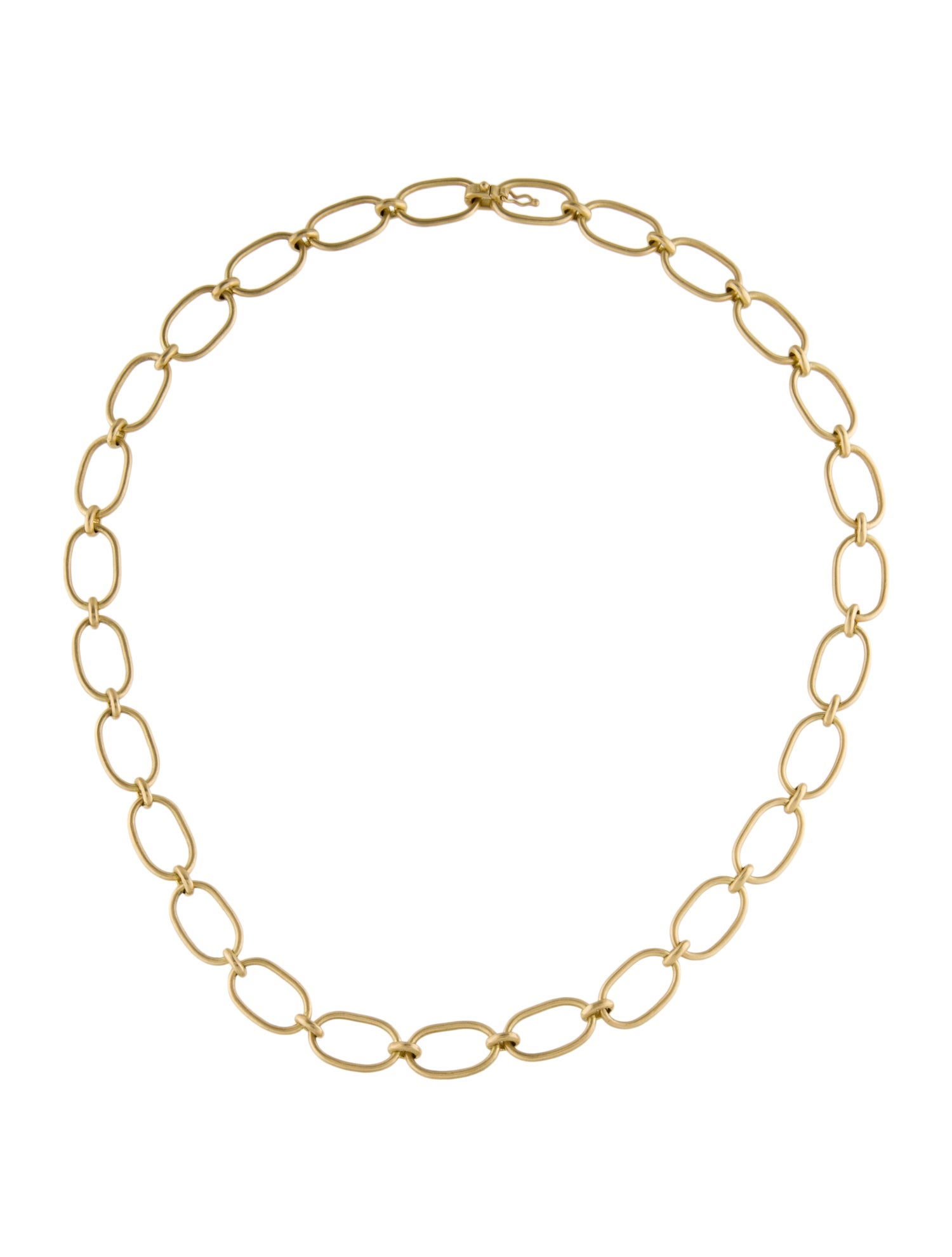 Irene Neuwirth 18K Oval Link Necklace