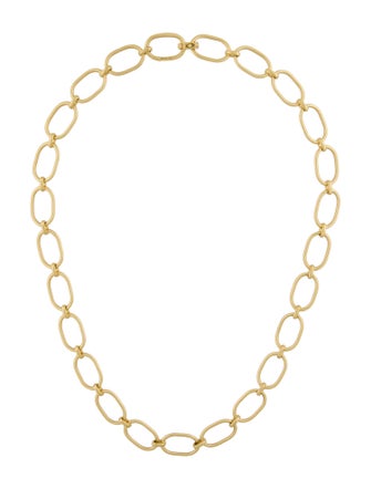 Irene Neuwirth 18K Large Oval Link Chain Necklace