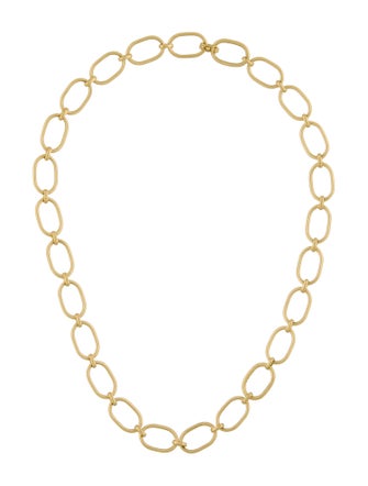 Irene Neuwirth 18K Diamond Large Oval Single Pave Link Chain Necklace