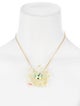 Irene Neuwirth 18K Citrine & Tourmaline One of a Kind Tropical Flower Pendant Necklace