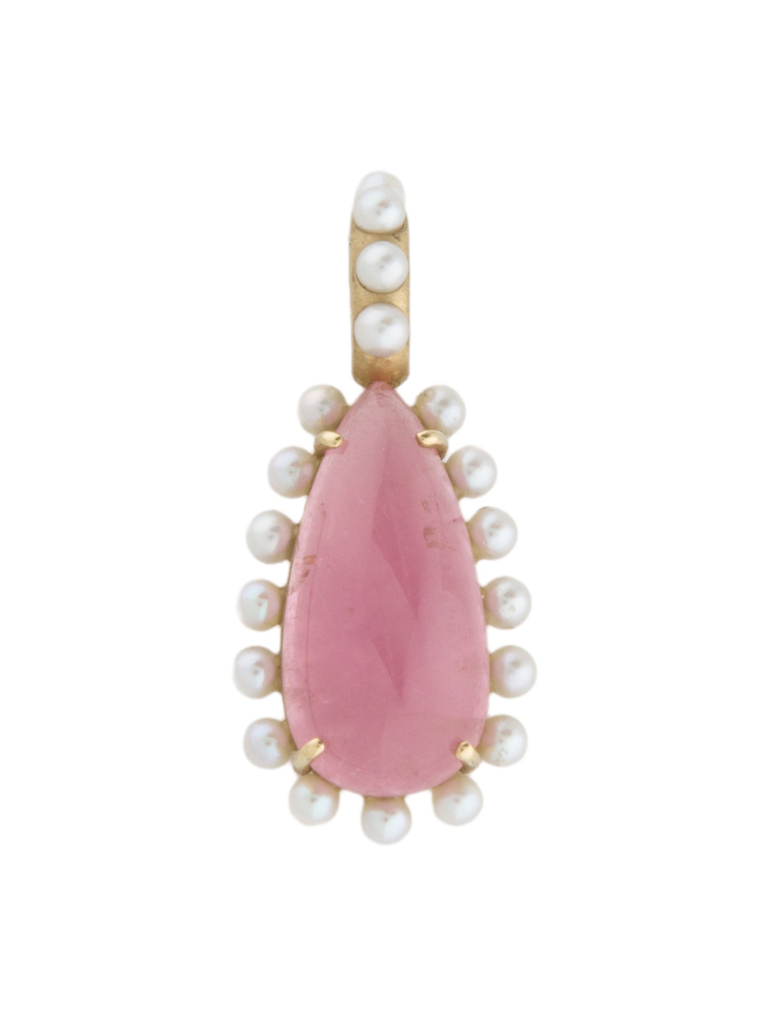 Irene Neuwirth 18K Pearl & 7.05ct Tourmaline Pendant