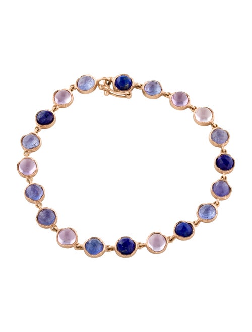 Irene Neuwirth 18K Multi-stone Small Classic Link Mixed Bracelet