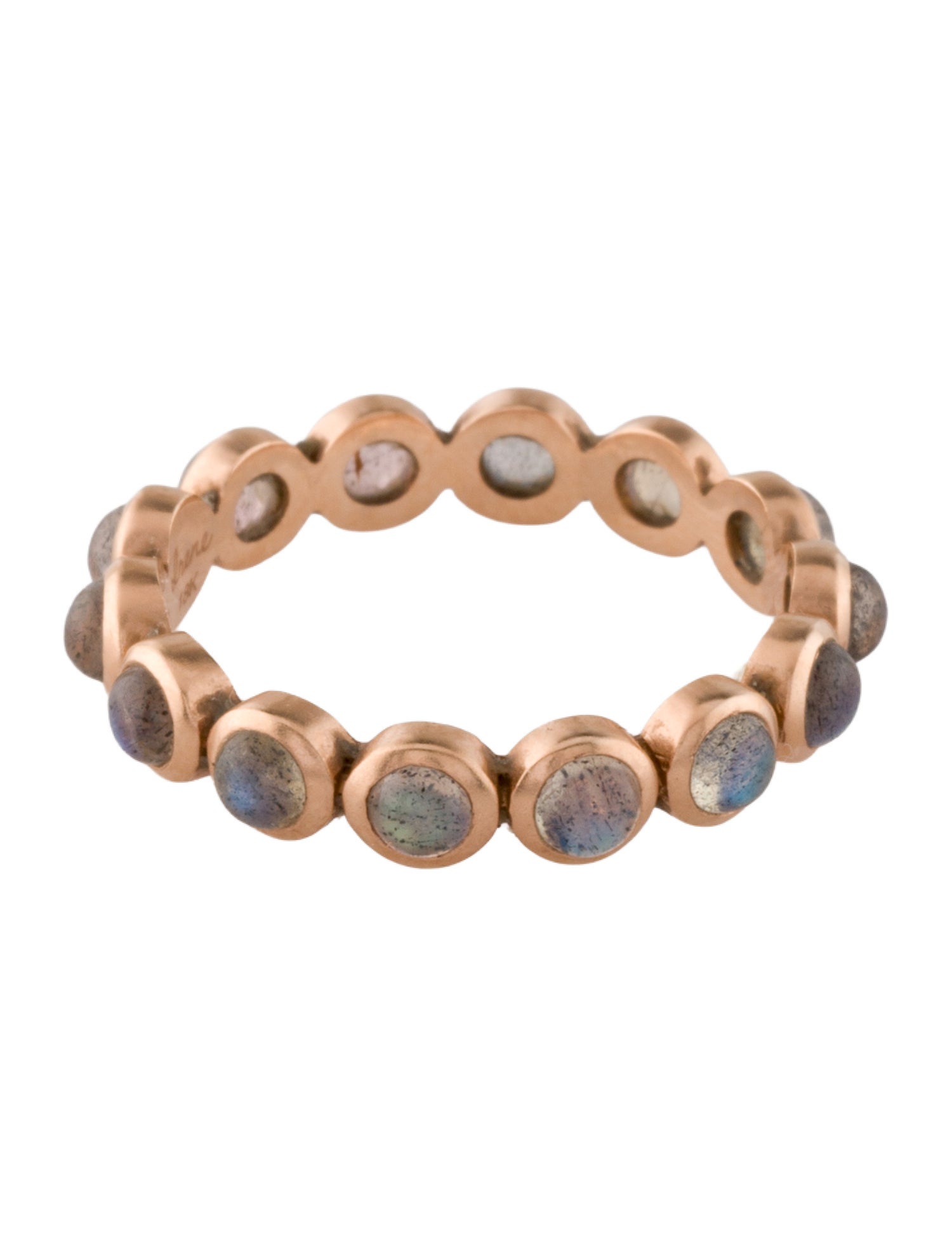 Irene Neuwirth 18K 1.40ctw Labradorite Bezel Eternity Band