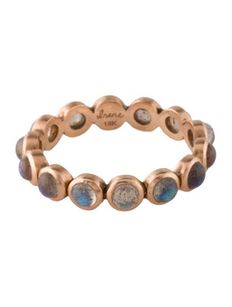 Irene Neuwirth 18K 1.40ctw Labradorite Bezel Eternity Band