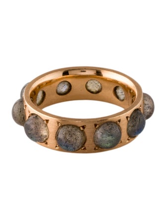 Irene Neuwirth 18K Labradorite Classic Large Eternity Band