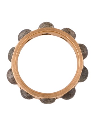 Irene Neuwirth 18K Labradorite Classic Large Eternity Band