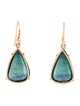 Irene Neuwirth 18K 22.62ctw Tourmaline & Diamond Drop Earrings
