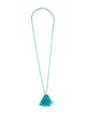 Irene Neuwirth 18K Turquoise Long Tassel Necklace
