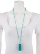 Irene Neuwirth 18K Turquoise Long Tassel Necklace