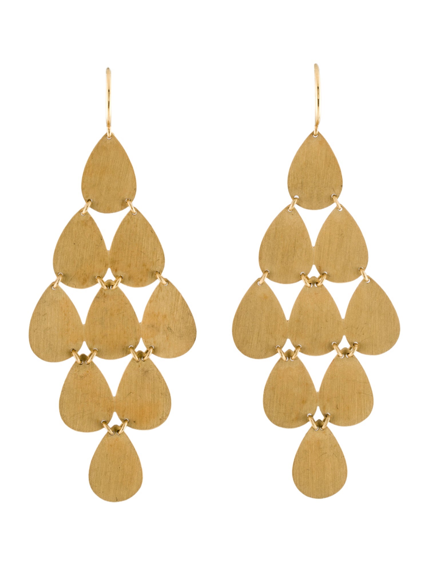 Irene Neuwirth 18K Gold Classic Nine Drop Earrings