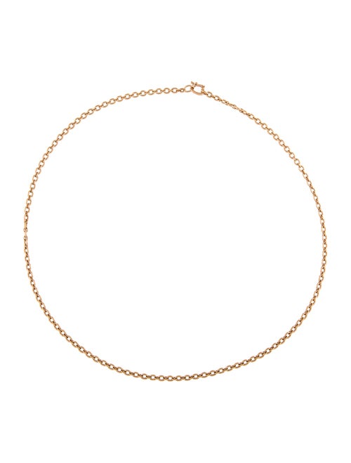 Irene Neuwirth 18KTiny Oval Link Chain Necklace