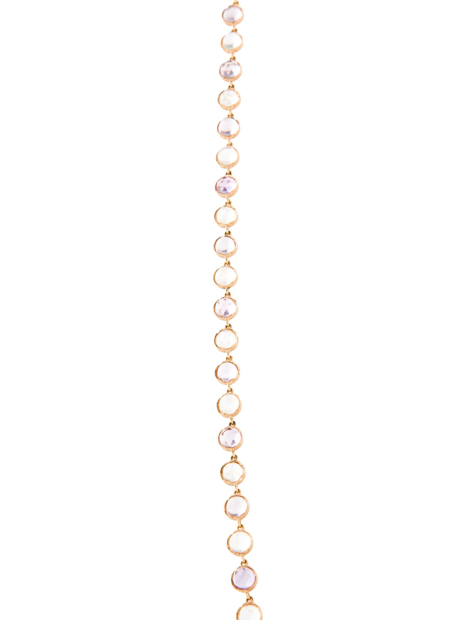 Irene Neuwirth Amethyst & Moonstone Small Classic Link Necklace