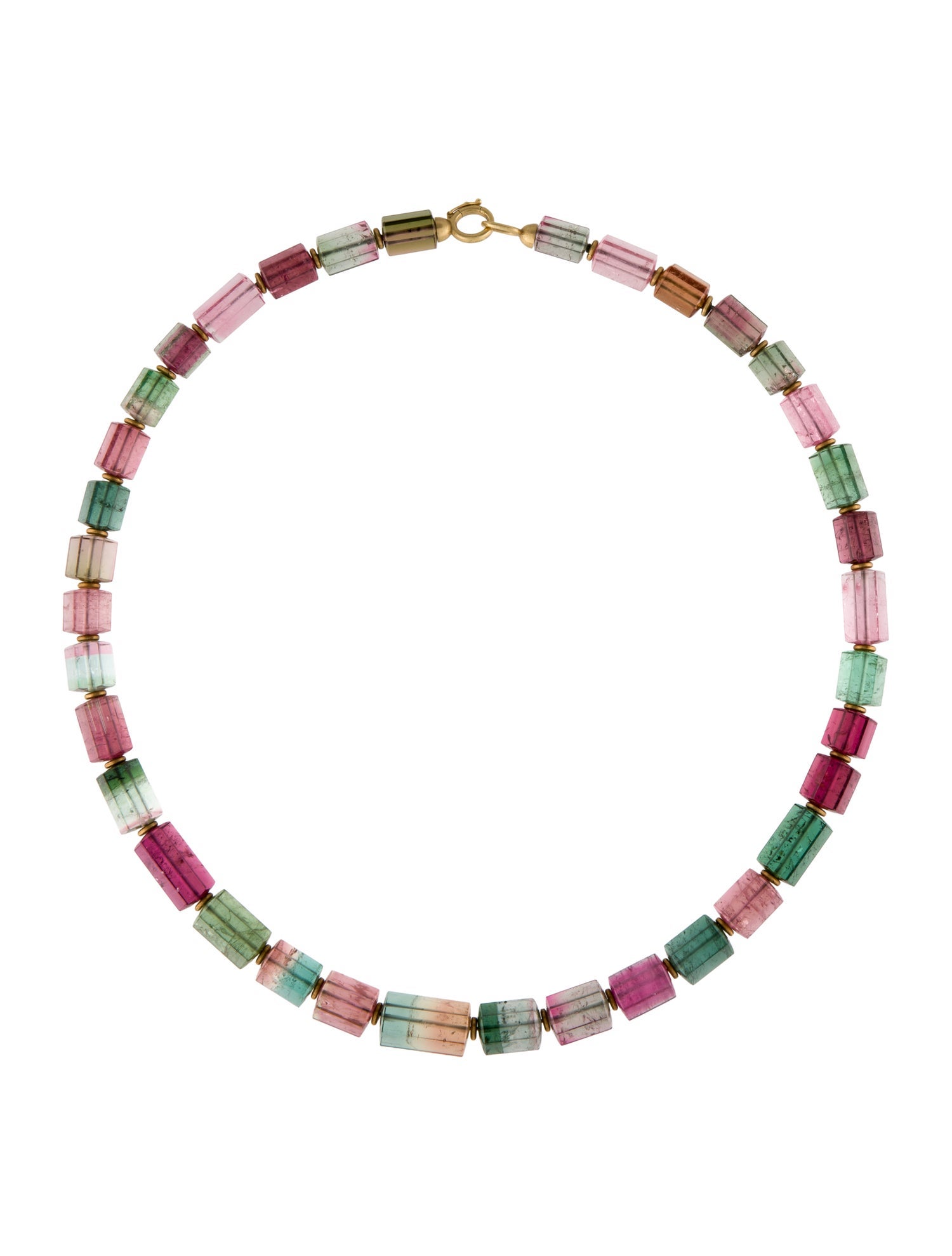 Irene Neuwirth 18K Tourmaline & Parti-Colored Tourmaline One of a Kind Necklace
