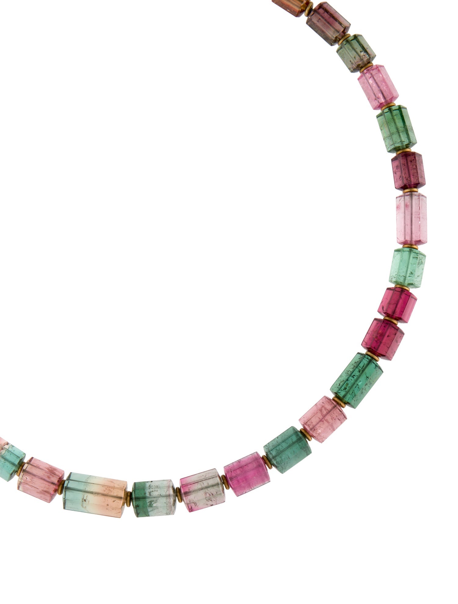 Irene Neuwirth 18K Tourmaline & Parti-Colored Tourmaline One of a Kind Necklace