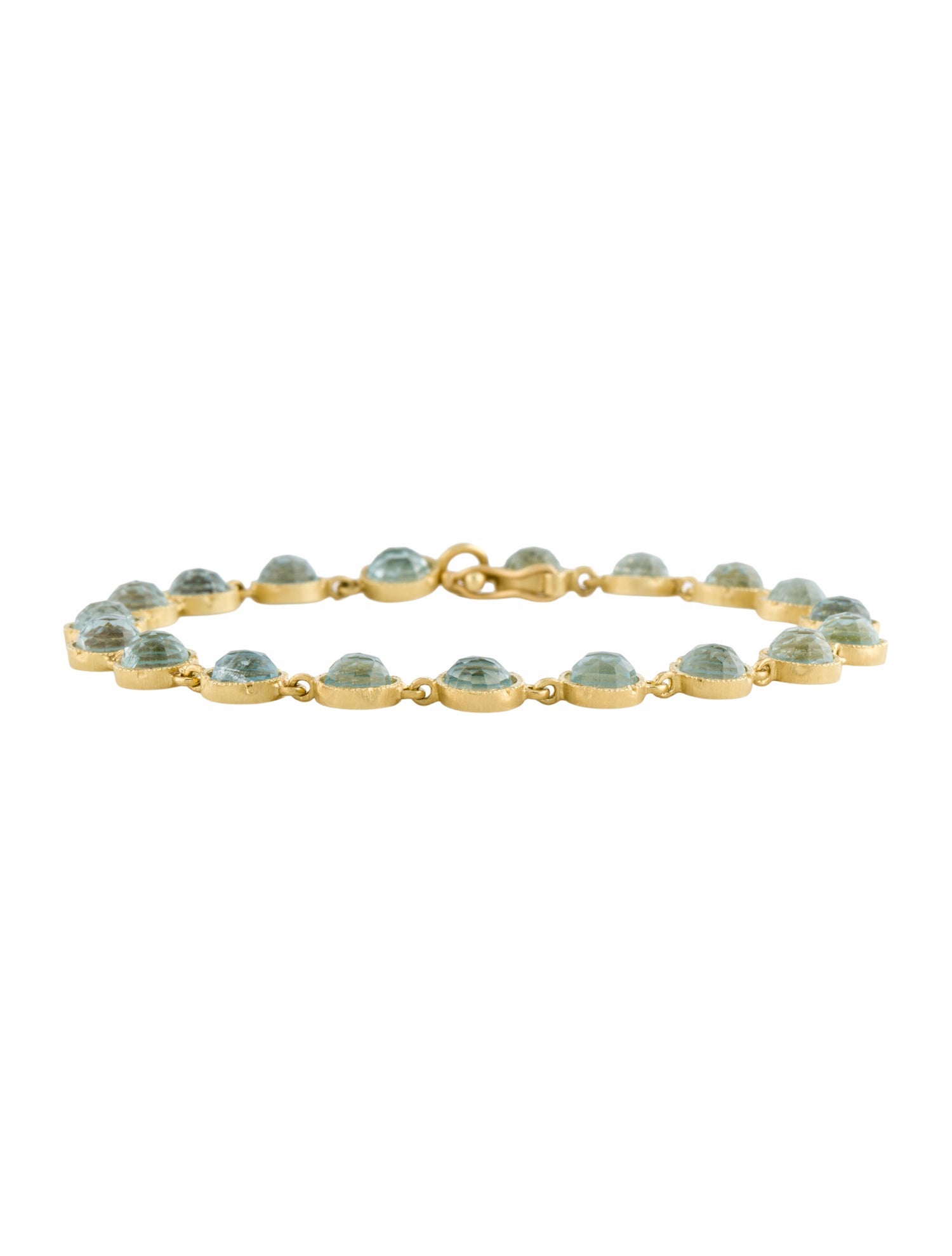 Irene Neuwirth 18K Aquamarine Link Bracelet