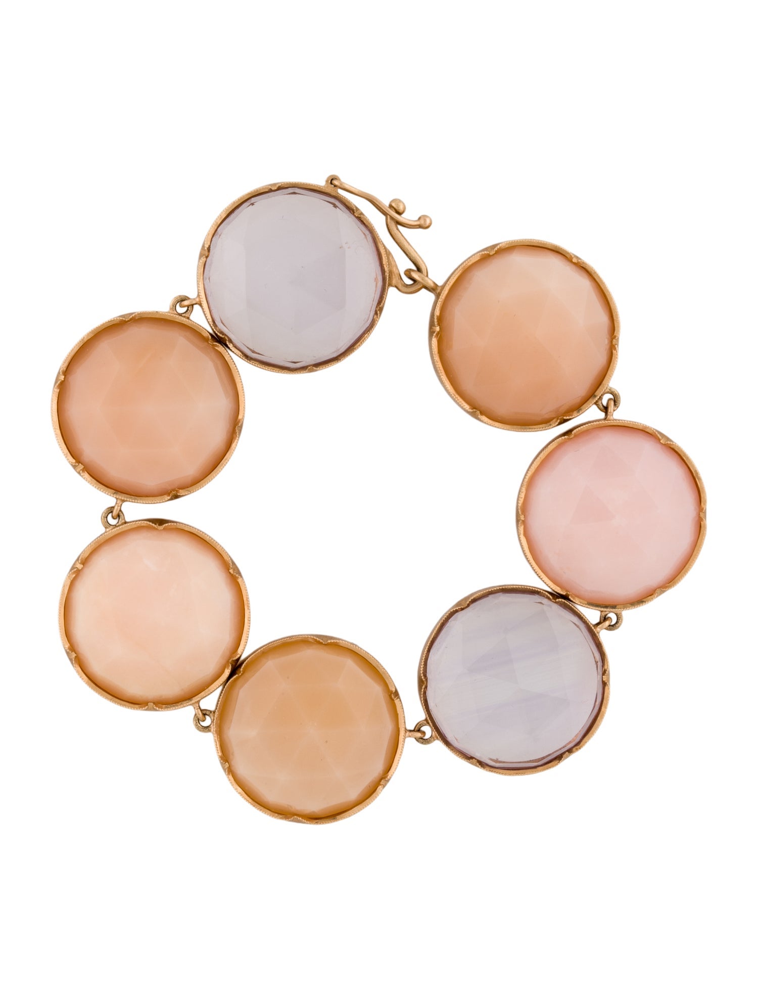 Irene Neuwirth 18K Multistone Large Classic Link Bracelet