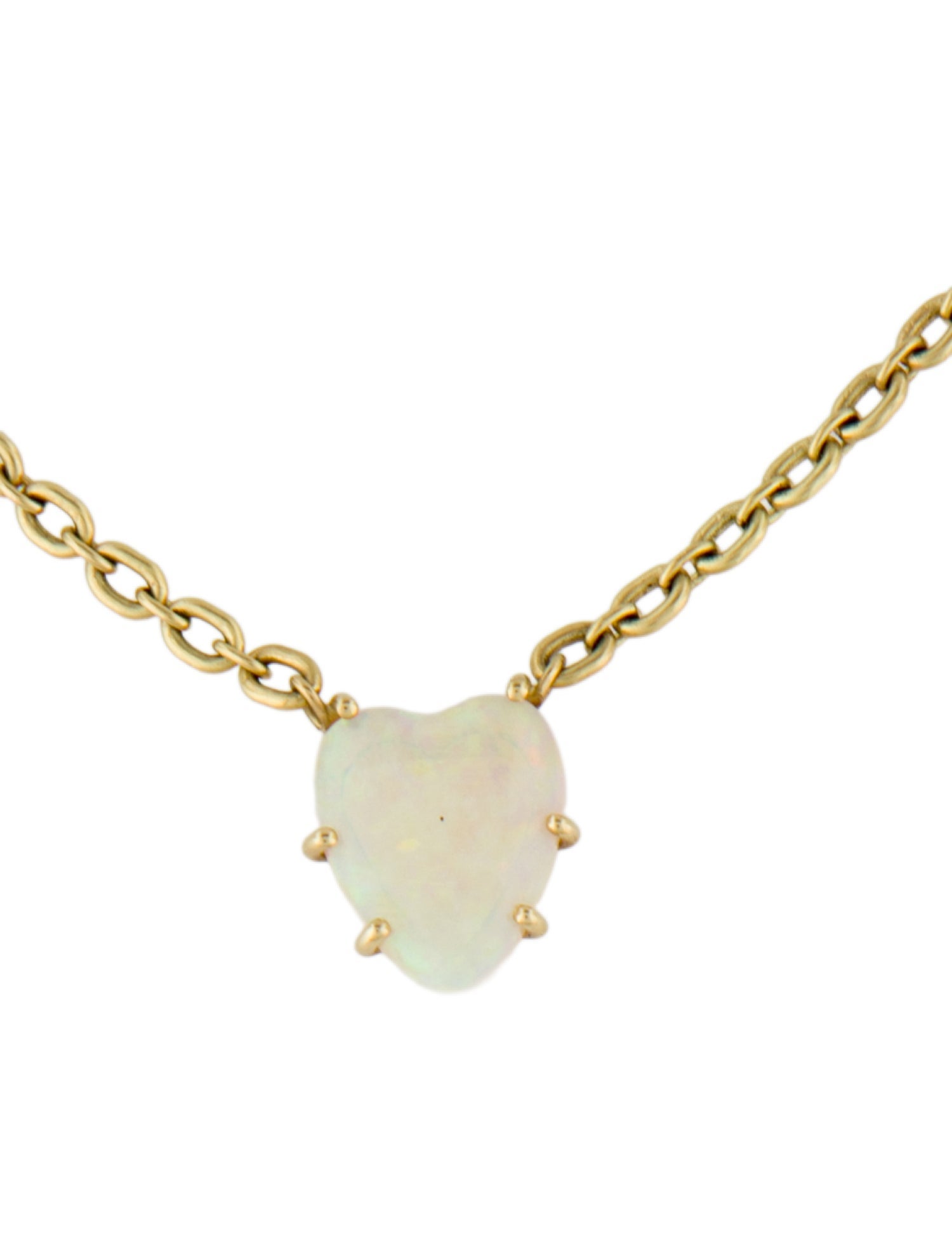 Irene Neuwirth 18K Opal Love Pendant Necklace