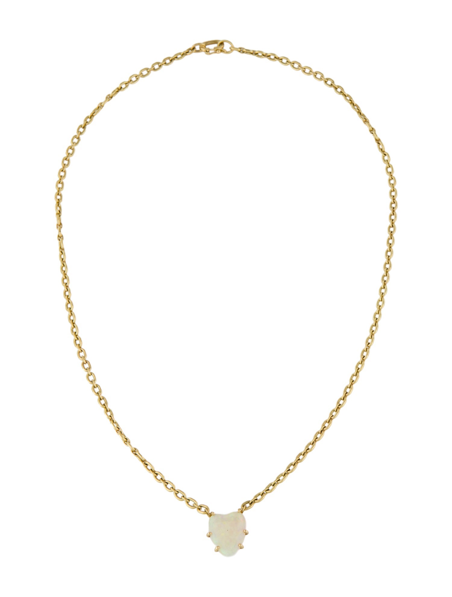 Irene Neuwirth 18K Opal Love Pendant Necklace