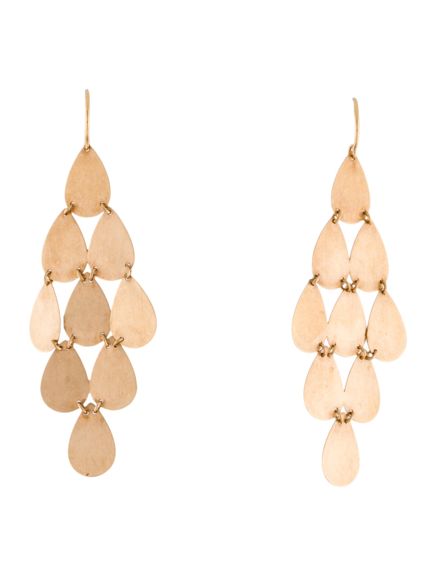 Irene Neuwirth 18K Gold Classic Nine Drop Earrings