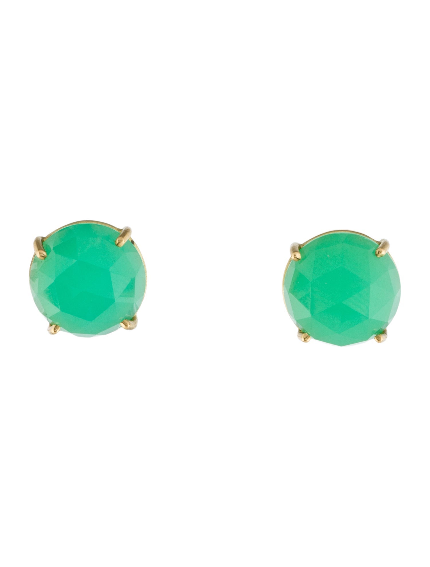 Irene Neuwirth 18K Chrysoprase Stud Earrings