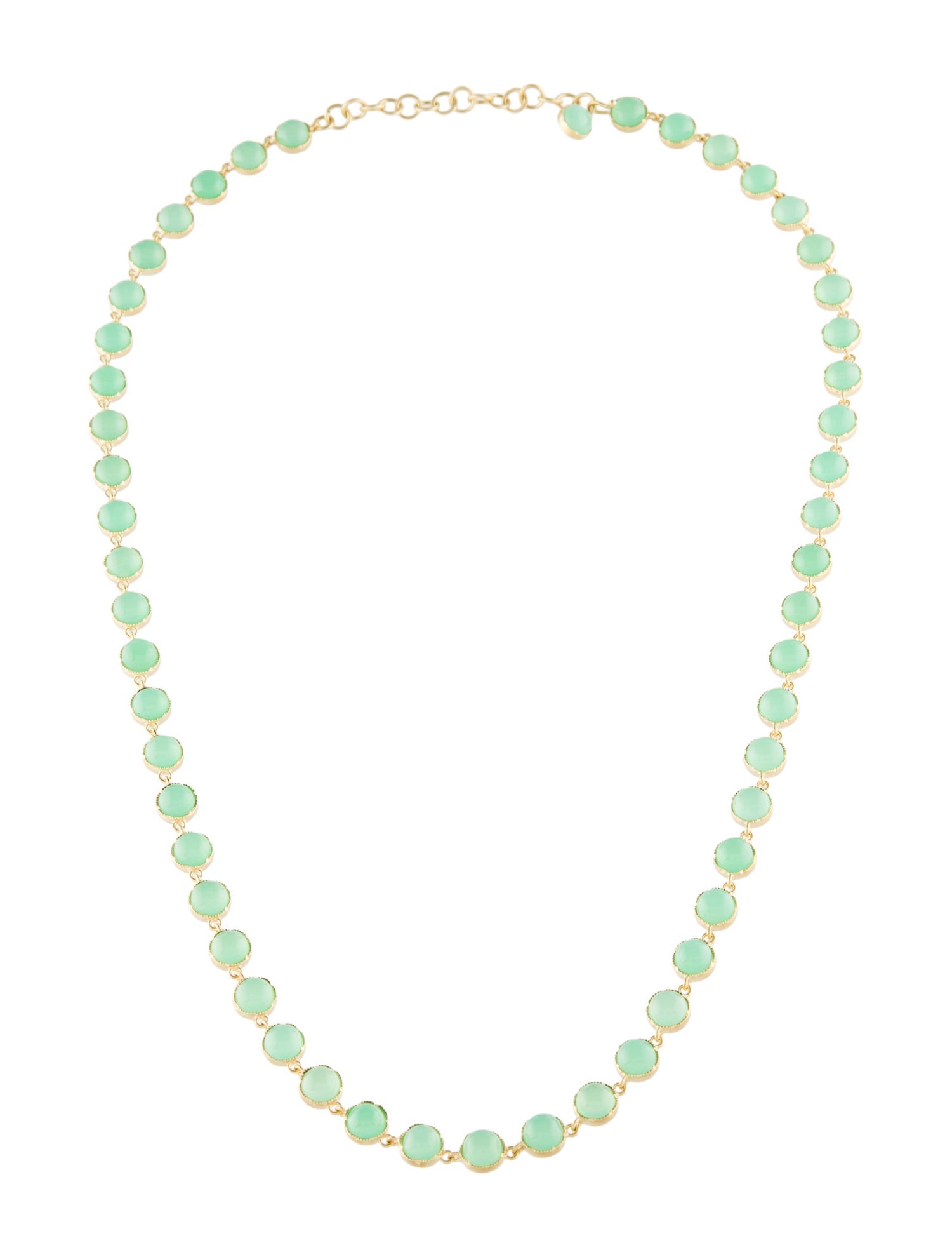 Irene Neuwirth 18K Chrysoprase Classic Link Necklace