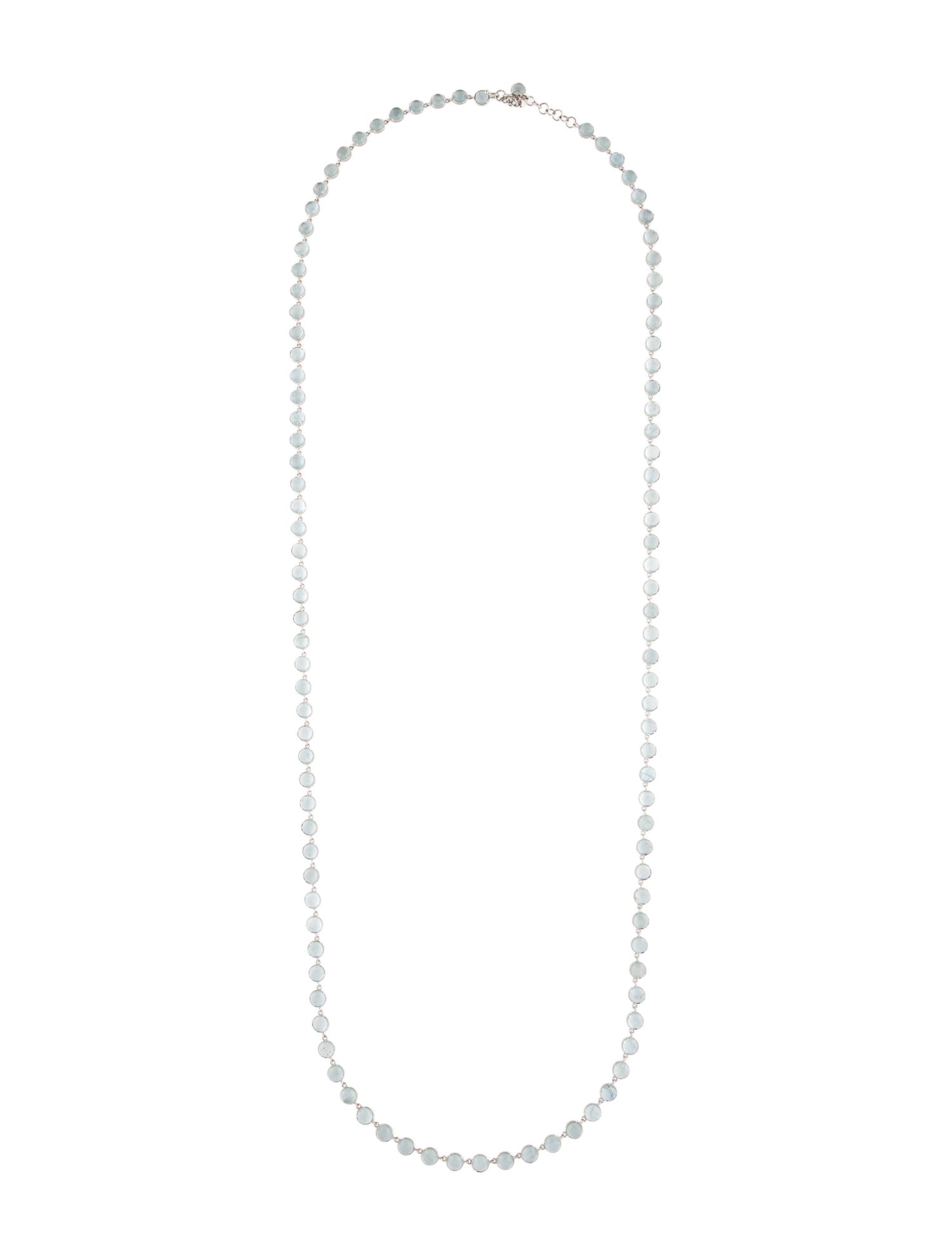 Irene Neuwirth 18K 85.47ctw Aquamarine Station Necklace