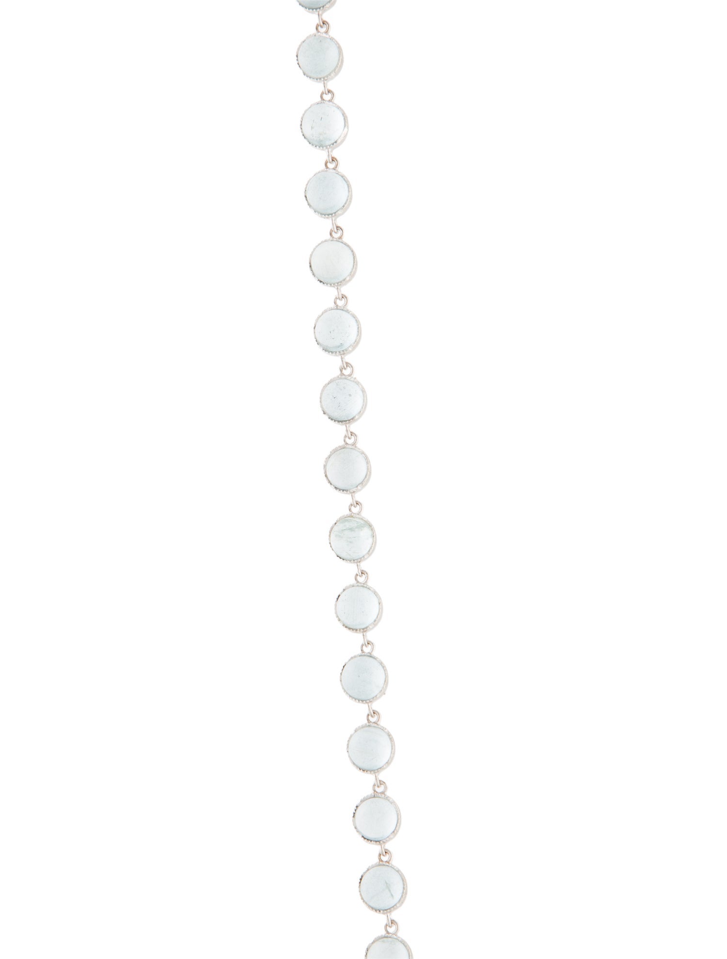 Irene Neuwirth 18K 85.47ctw Aquamarine Station Necklace