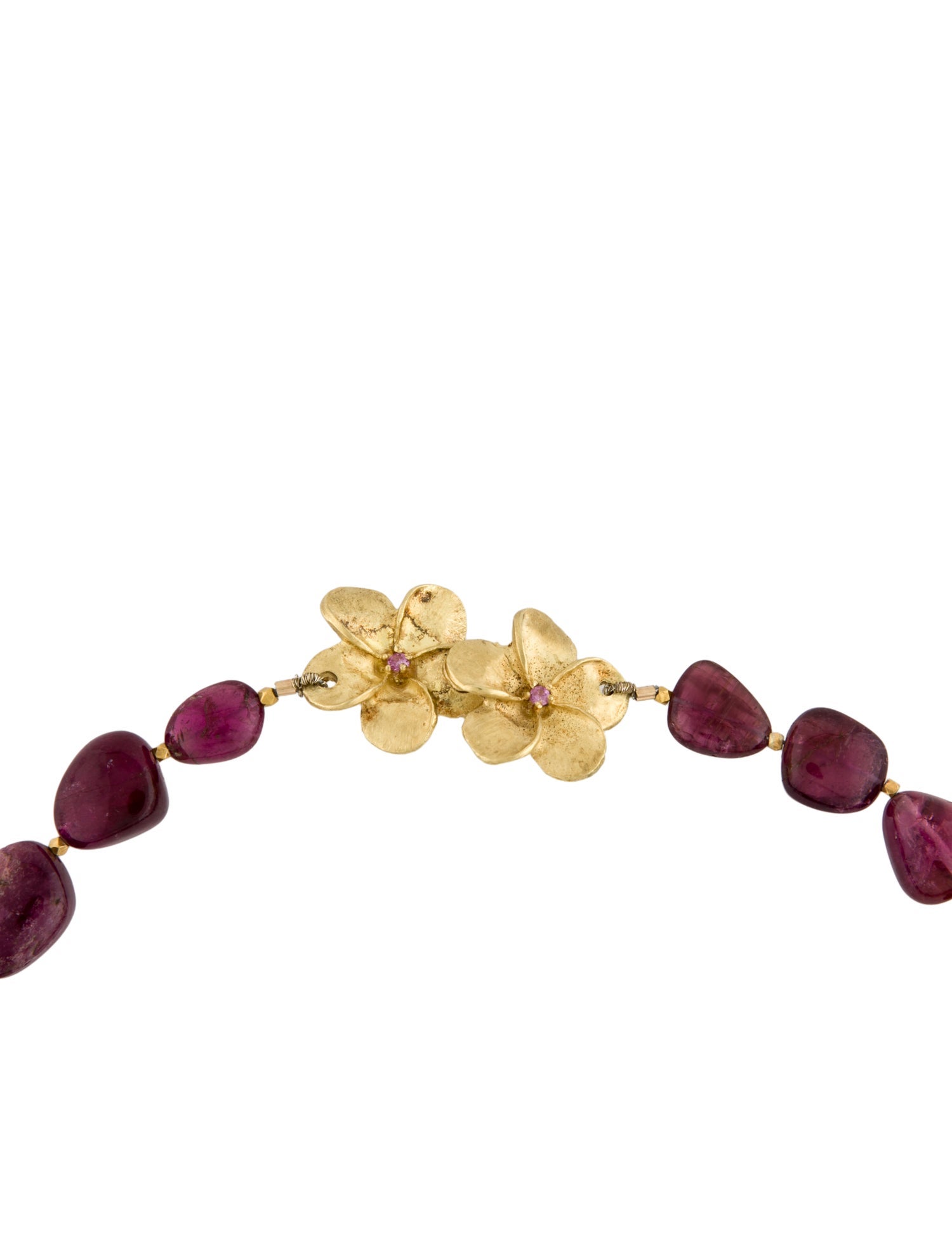 Irene Neuwirth 18K Tourmaline & Sapphire Bead Strand Necklace