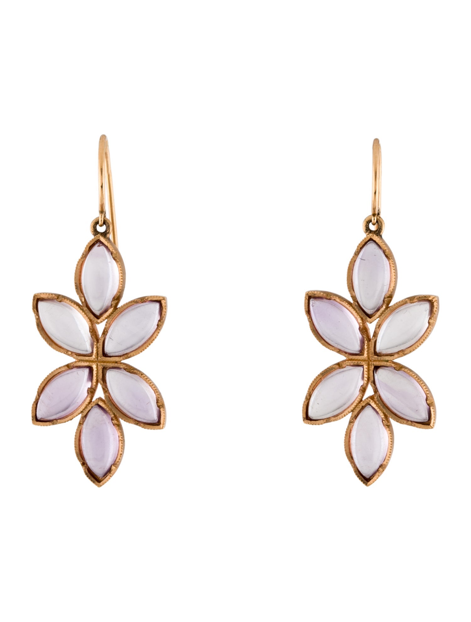 Irene Neuwirth 18K 13.79ctw Amethyst Dew Drop Earrings