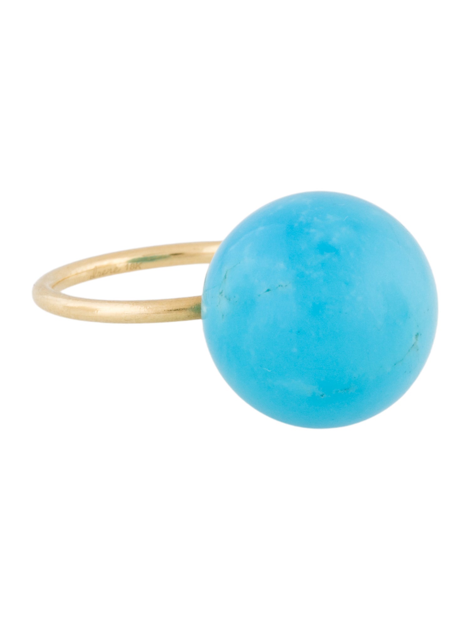 Irene Neuwirth 18K Turquoise Large Gumball Ring