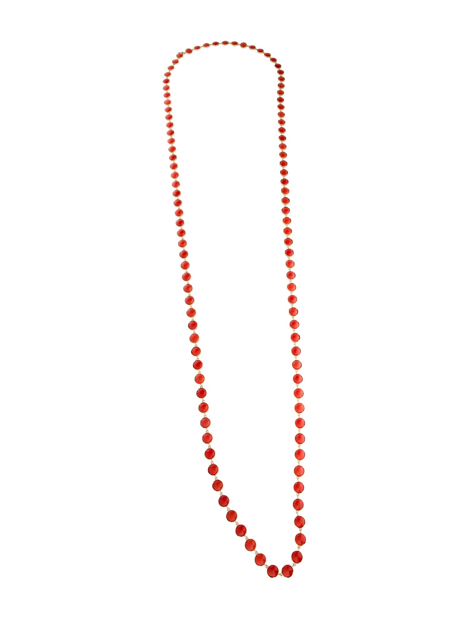 Irene Neuwirth 18K Coral Chain Necklace
