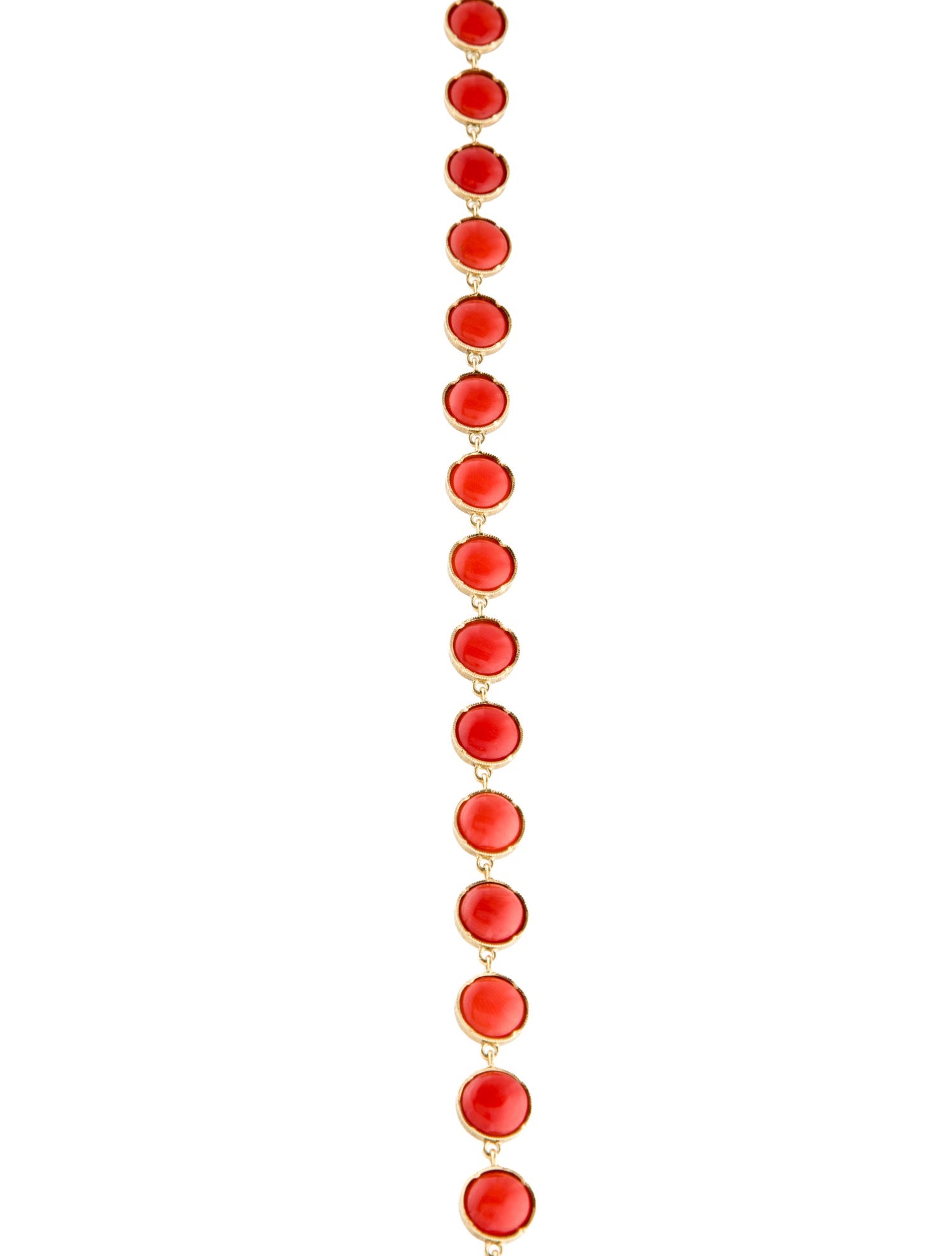 Irene Neuwirth 18K Coral Chain Necklace