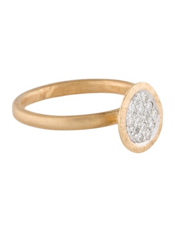 I. Reiss Cocktail Ring 14K Diamond 7.25