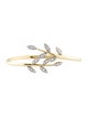 I. Reiss 14K 1.20ctw Diamond Leaf Vine Cuff Bracelet