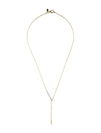 I. Reiss 14K Diamond Lavalier Slider Necklace