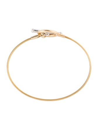 I. Reiss 14K Diamond Wire Toggle Bracelet