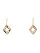 I. Reiss 14K Diamond Open Drop Earrings