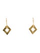 I. Reiss 14K Diamond Open Drop Earrings