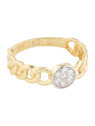 I. Reiss 14K Diamond Open Link Band