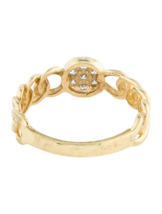 I. Reiss 14K Diamond Open Link Band