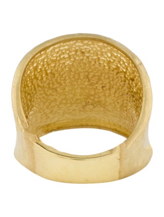 I. Reiss 14K Concave Cuff Ring