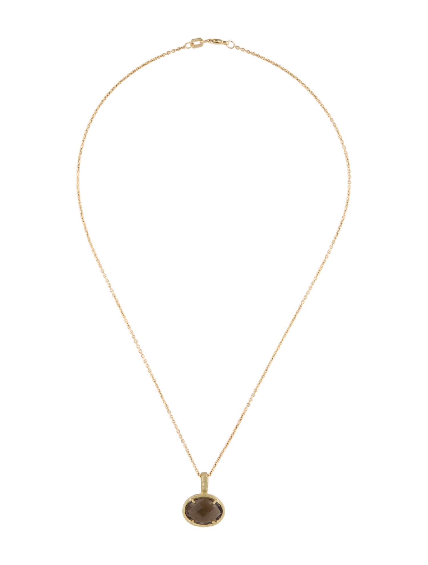 I. Reiss Smoky Quartz Pendant Necklace
