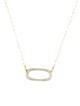 I. Reiss 14K Diamond Open East-to-West Eclipse Cocoon Necklace