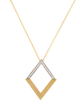 I. Reiss 14K Diamond Pendant Necklace